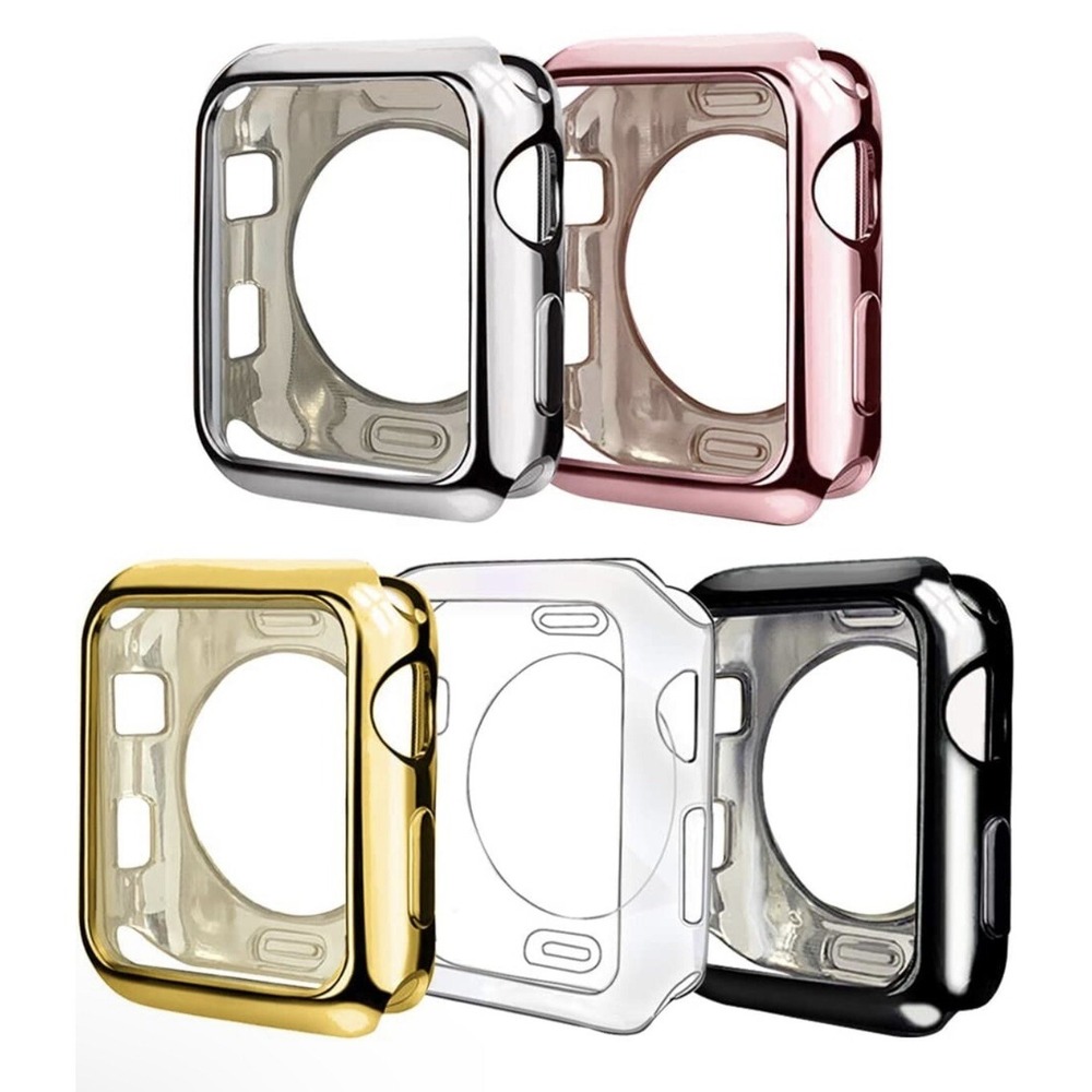 Compatible with Apple Watch Case 42mm, 5 Pack